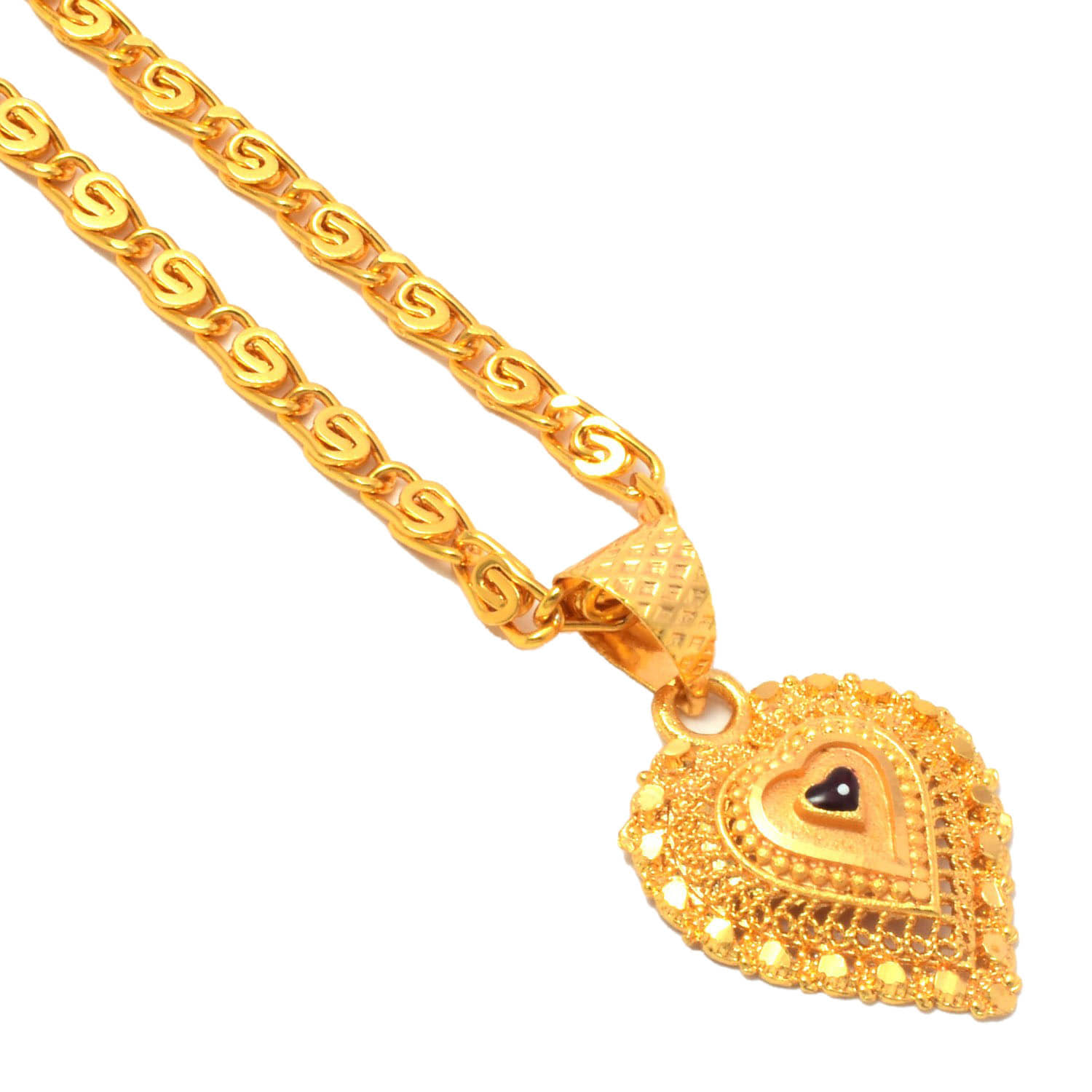 Jewar Mandi Golden Pendant ( Pack of 1 )