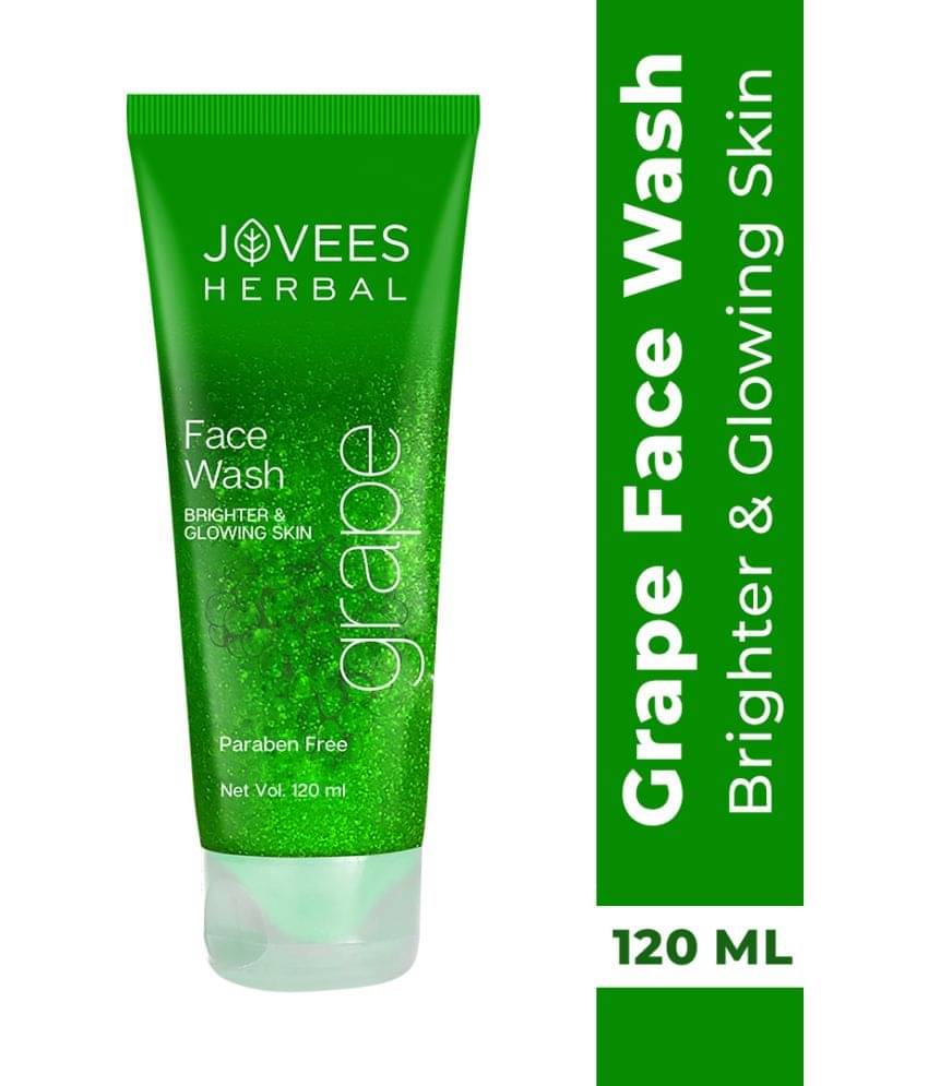     			Jovees Herbal Grape Face Wash For Brighter & Glowing Skin For All Skin Types, 120ml (Pack of 1)