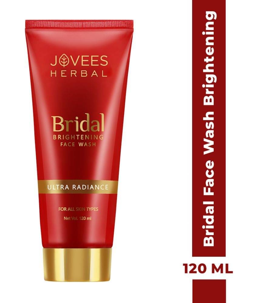     			Jovees Herbal Bridal Face Wash for Glowing and Brightening For All Skin Types, 120ml (Pack of 1)