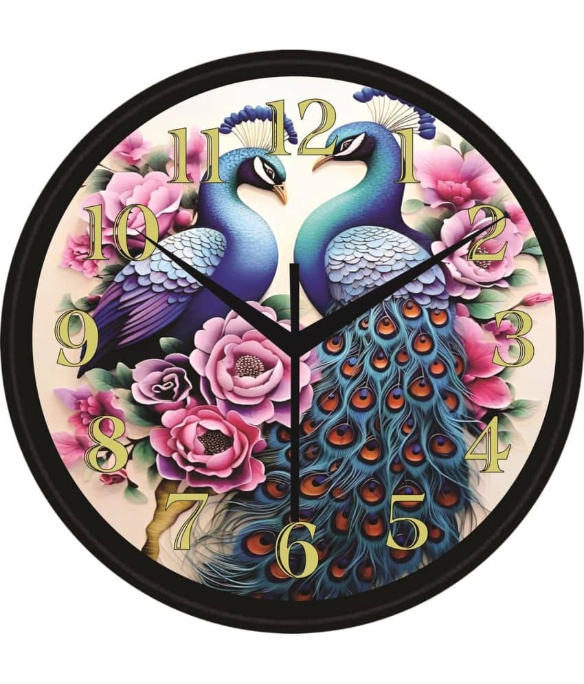 KP CRAFT Circular Analog Wall Clock
