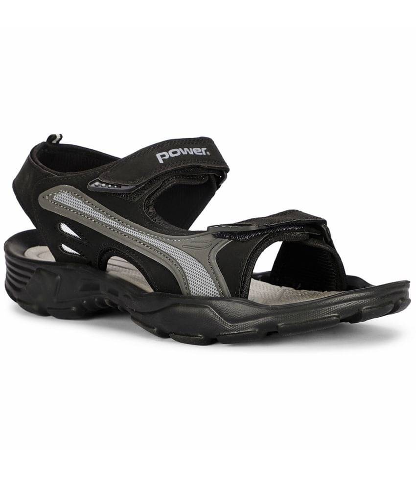 Power - Black Men's Floater Sandals Power - Black Men's Floater Sandals