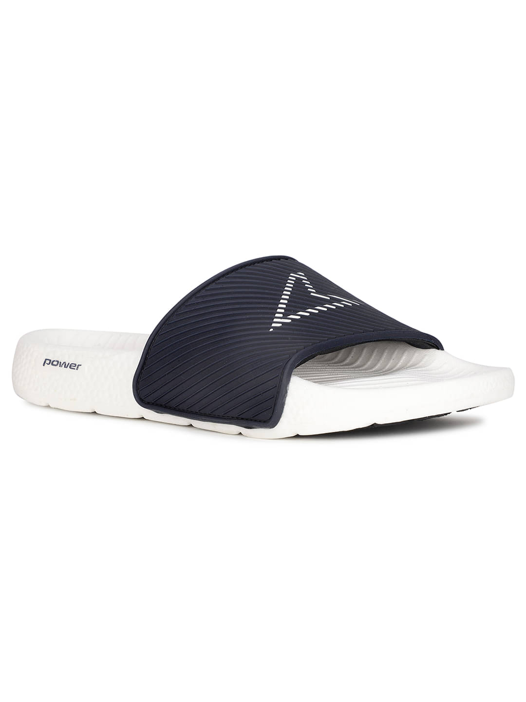 Power Navy Men's Slide Flip Flop Power Navy Men's Slide Flip Flop