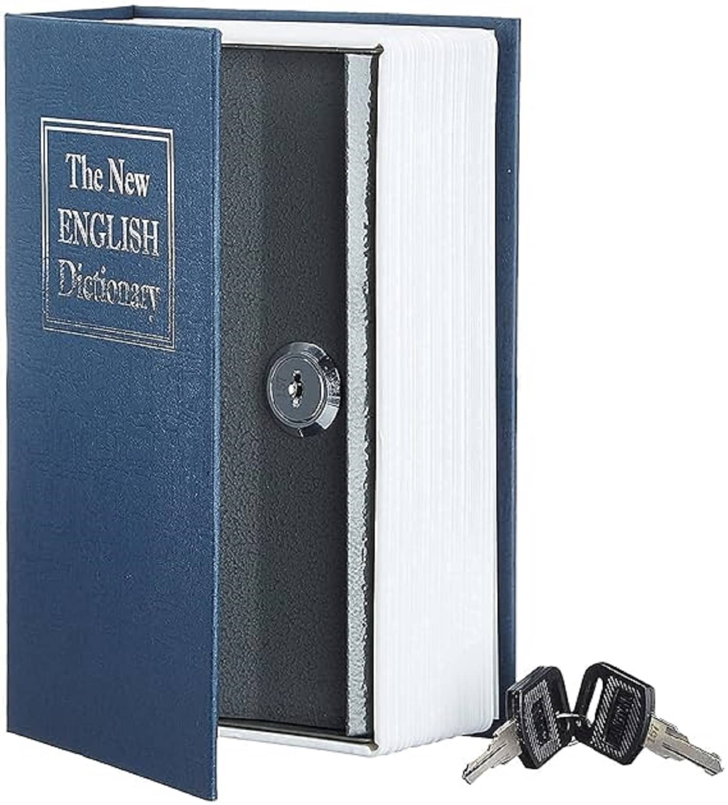 Prachit Dictionary Safe Vault Metal Book Locker with Key Lock Hidden Secret Book Safe Vault Jewelry Money Cash Box Prachit Dictionary Safe Vault Metal Book Locker with Key Lock Hidden Secret Book Safe Vault Jewelry Money Cash Box