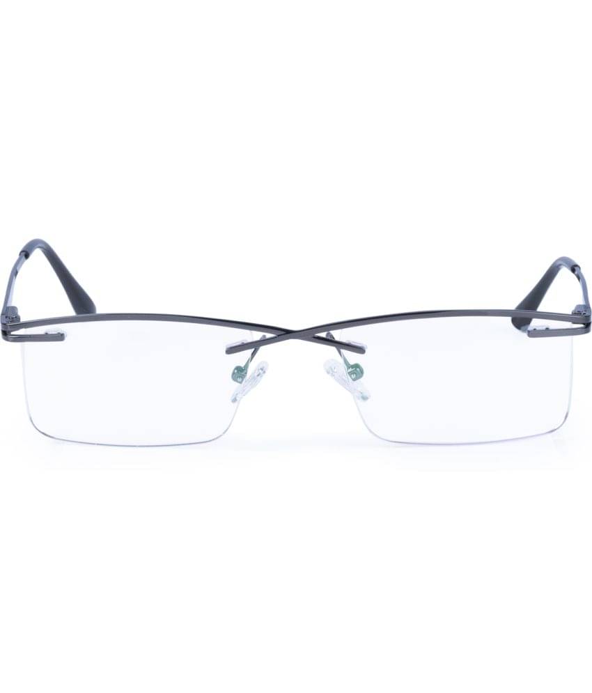 Redex Light Grey Rectangular Eyeglass Frame ( Pack of 1 ) Redex Light Grey Rectangular Eyeglass Frame ( Pack of 1 )