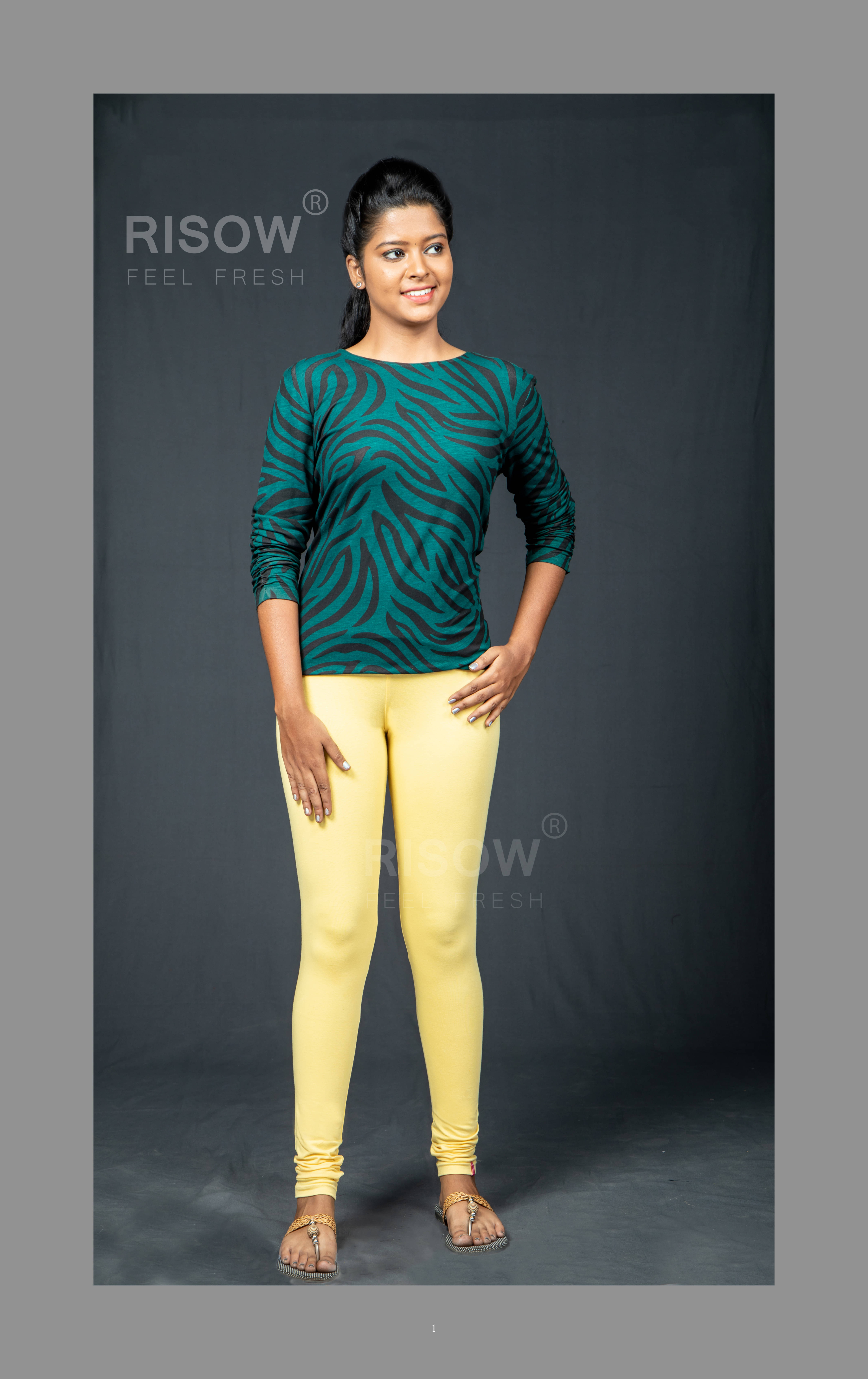     			SRRISOW - Gold Cotton Women's Leggings ( Pack of 1 )