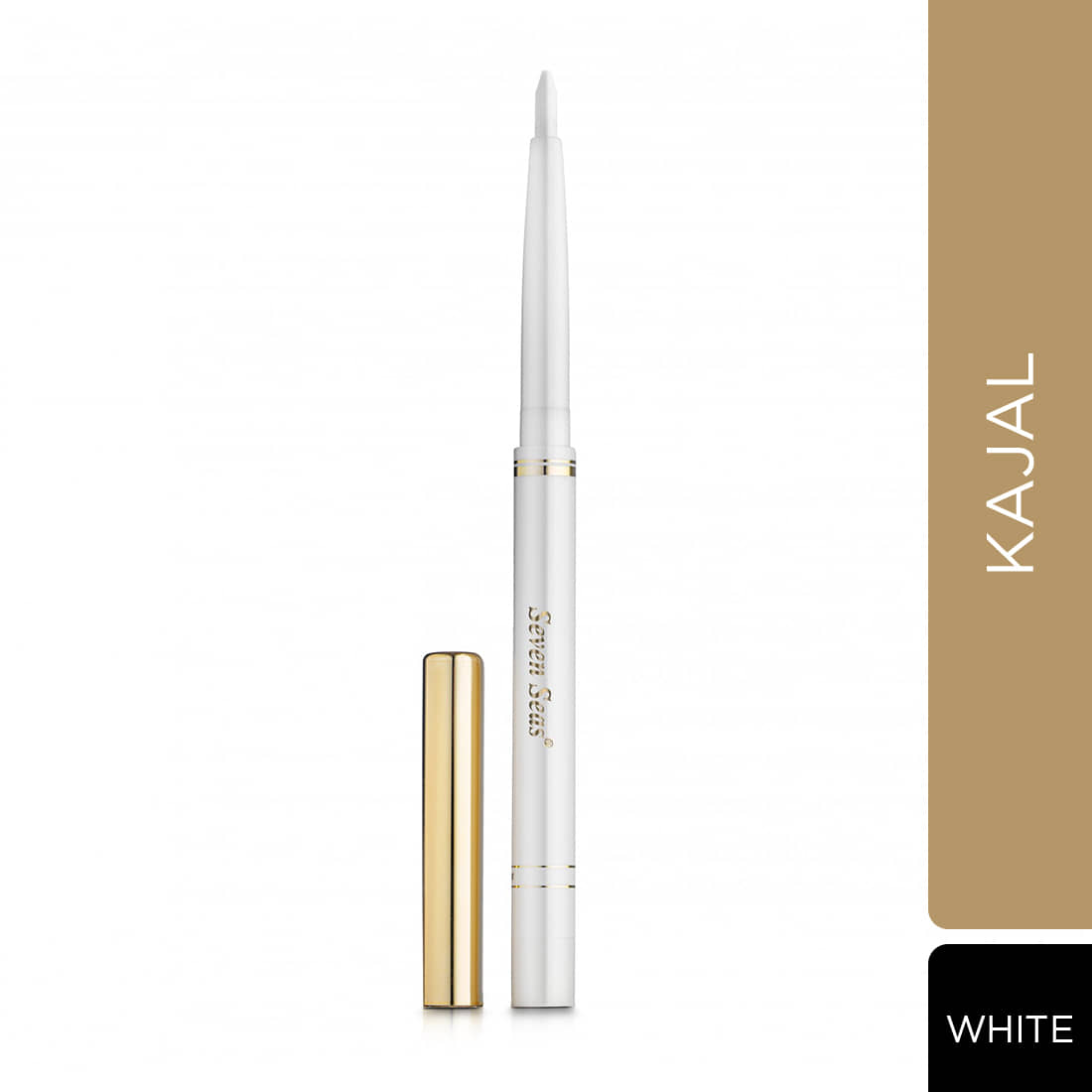 Seven Seas Glide-On Waterproof | Smudgeproof | Non Transferable | White Color Kajal ( White ) - Makeup - Eyes | Buy online on ZillyBuy