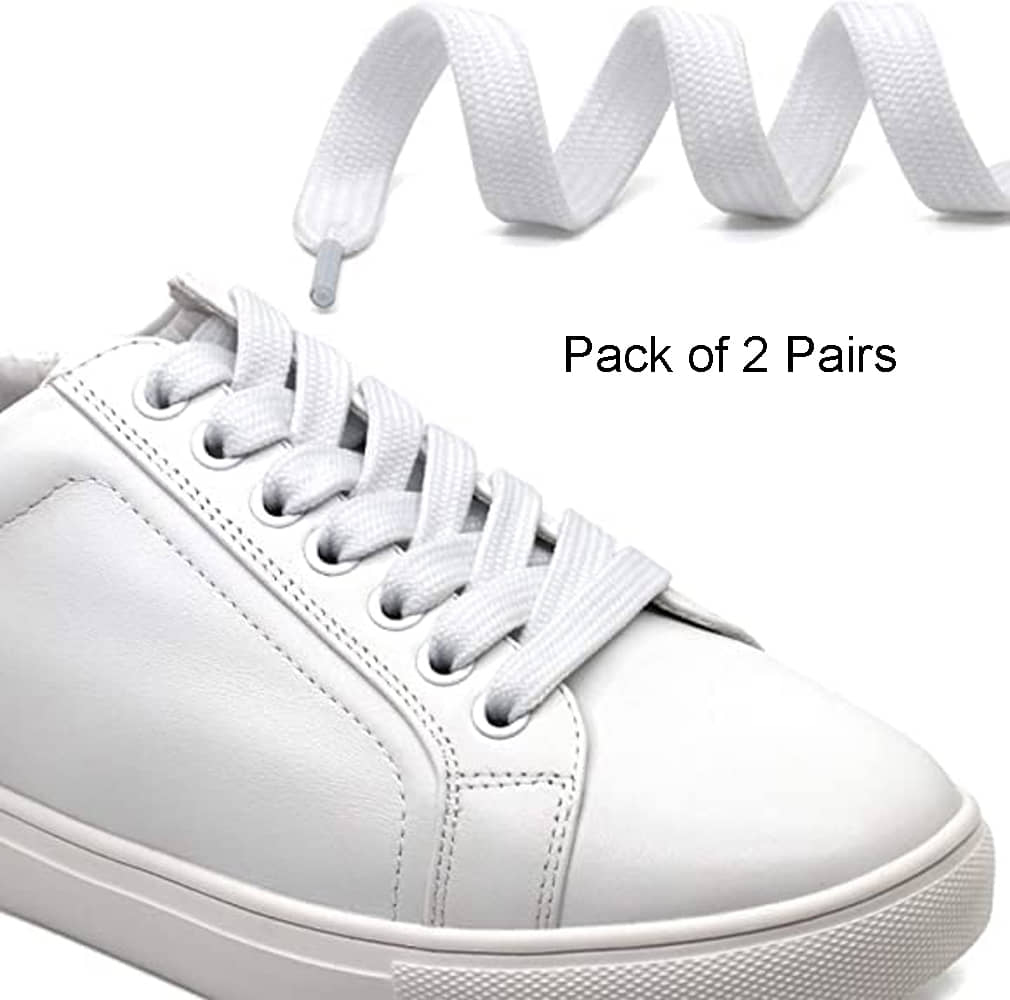Sheppits White Nylon Durable 120cm Flat Lace - Shoe Care - Accessories | Buy online on ZillyBuy