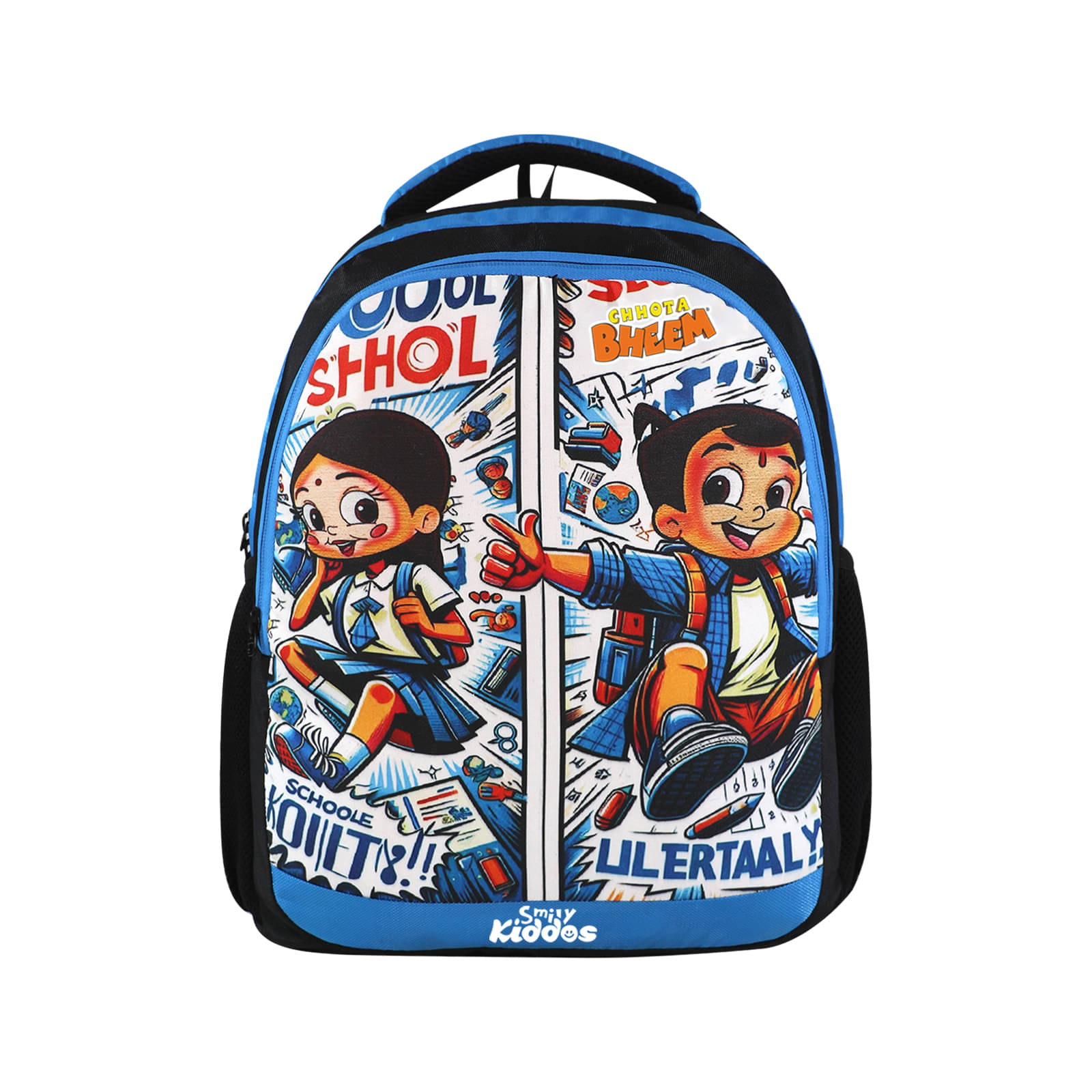     			Smily  kiddos 10 Ltrs Blue Polyester College Bag