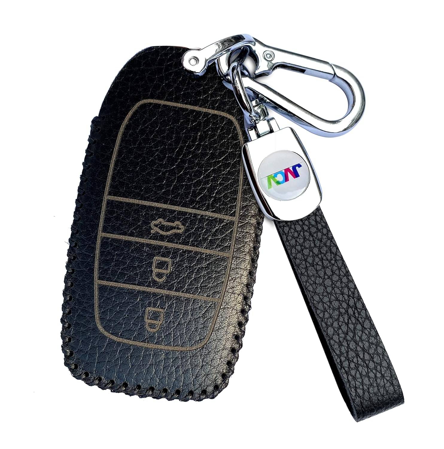 Soft Handmade Lychee Pattern Leather Key Cover Compatible with Toyota Innova Crysta Fortuner Legender Hycross Hilux Land Cruiser 3 Button Smart Key Soft Handmade Lychee Pattern Leather Key Cover Compatible with Toyota Innova Crysta Fortuner Legender Hycross Hilux Land Cruiser 3 Button Smart Key