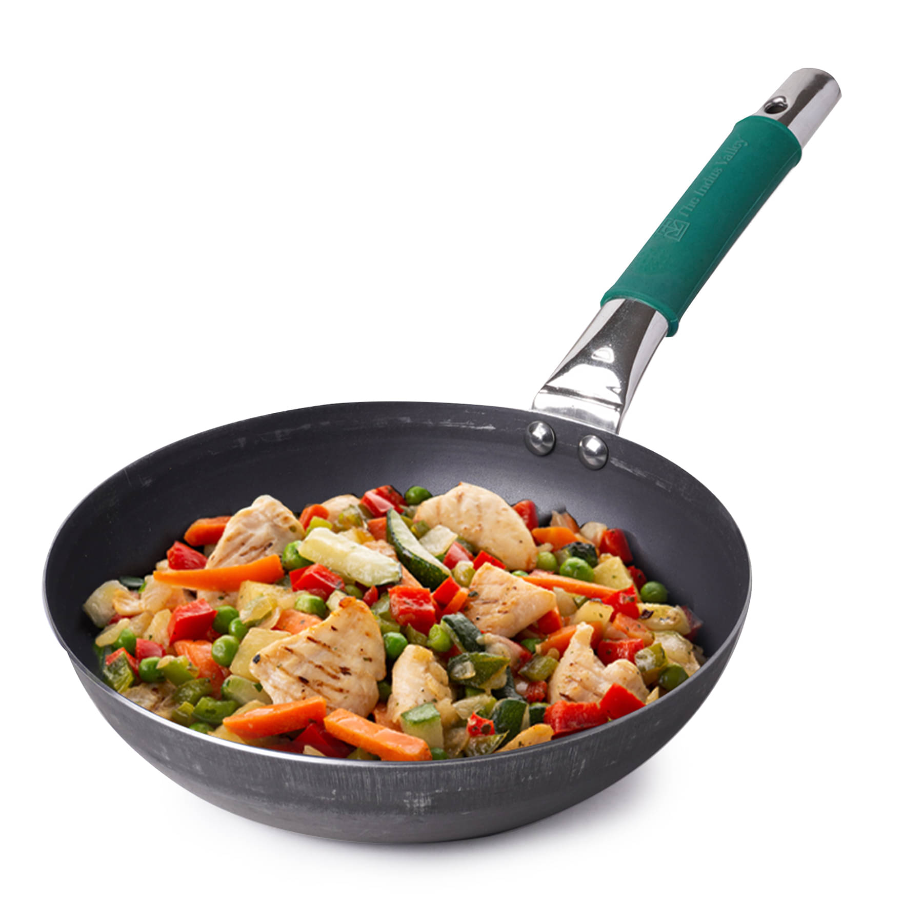     			The Indus Valley Iron Fry Pan Iron No Coating Fry Pan ( Pack of 1 )