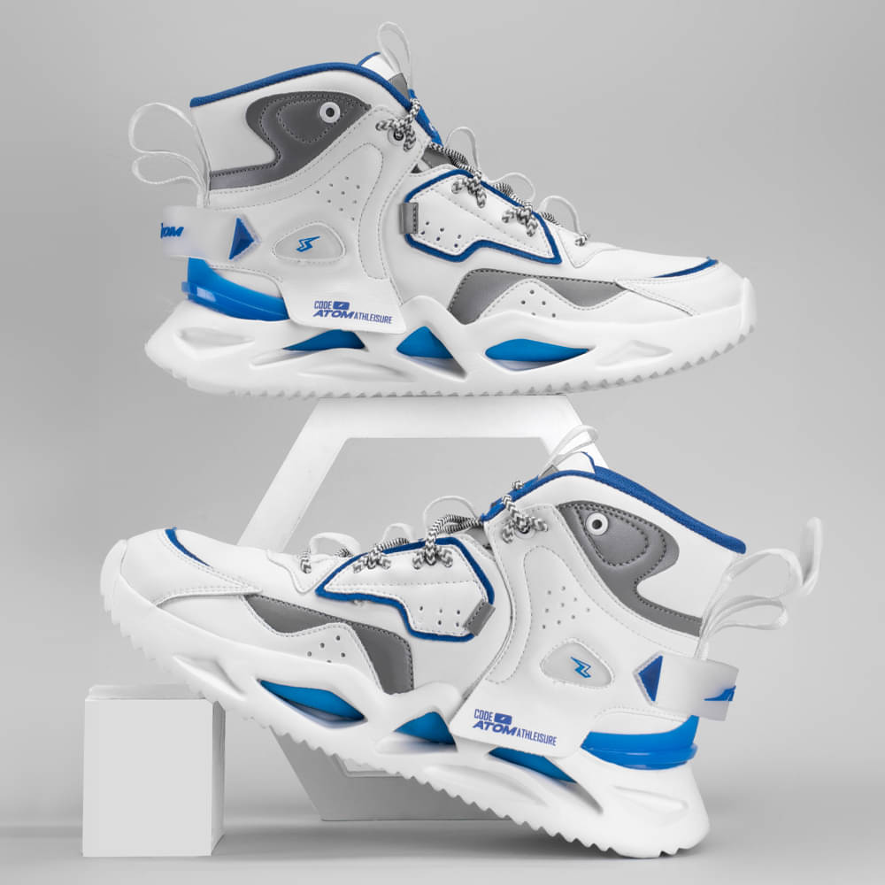     			ATOM Chroma Kick Silver Men's Sneakers