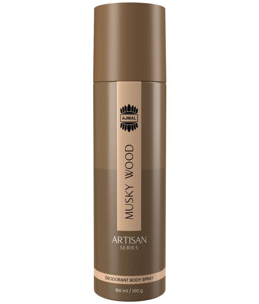     			Ajmal Artisan Musky Wood Deodorant Perfume 150ML Long Lasting Spray Gift For Men Pack of 1