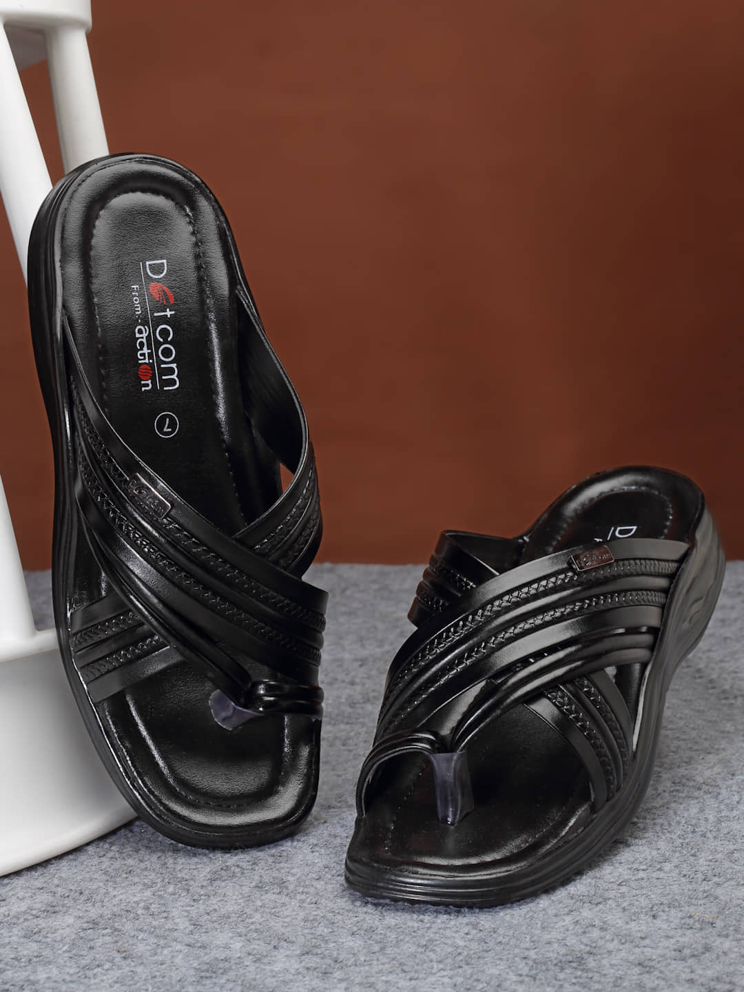 Action - Black Men's Sandals
