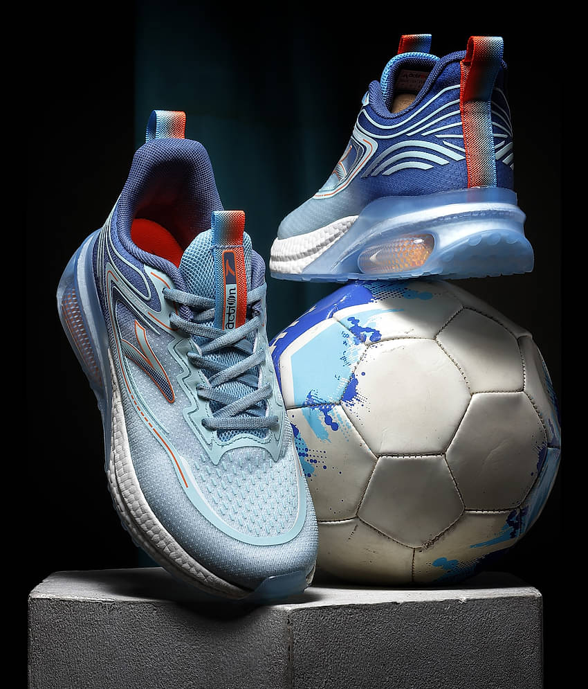 Action Sports Shoes For Men Light Blue Men's Sports Running Shoes