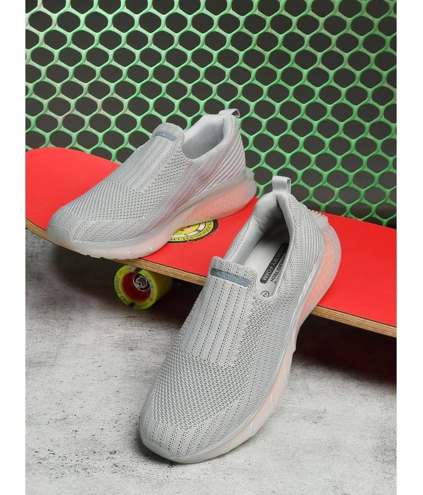     			Action Sports Shoes For Men Light Grey Men's Sports Running Shoes