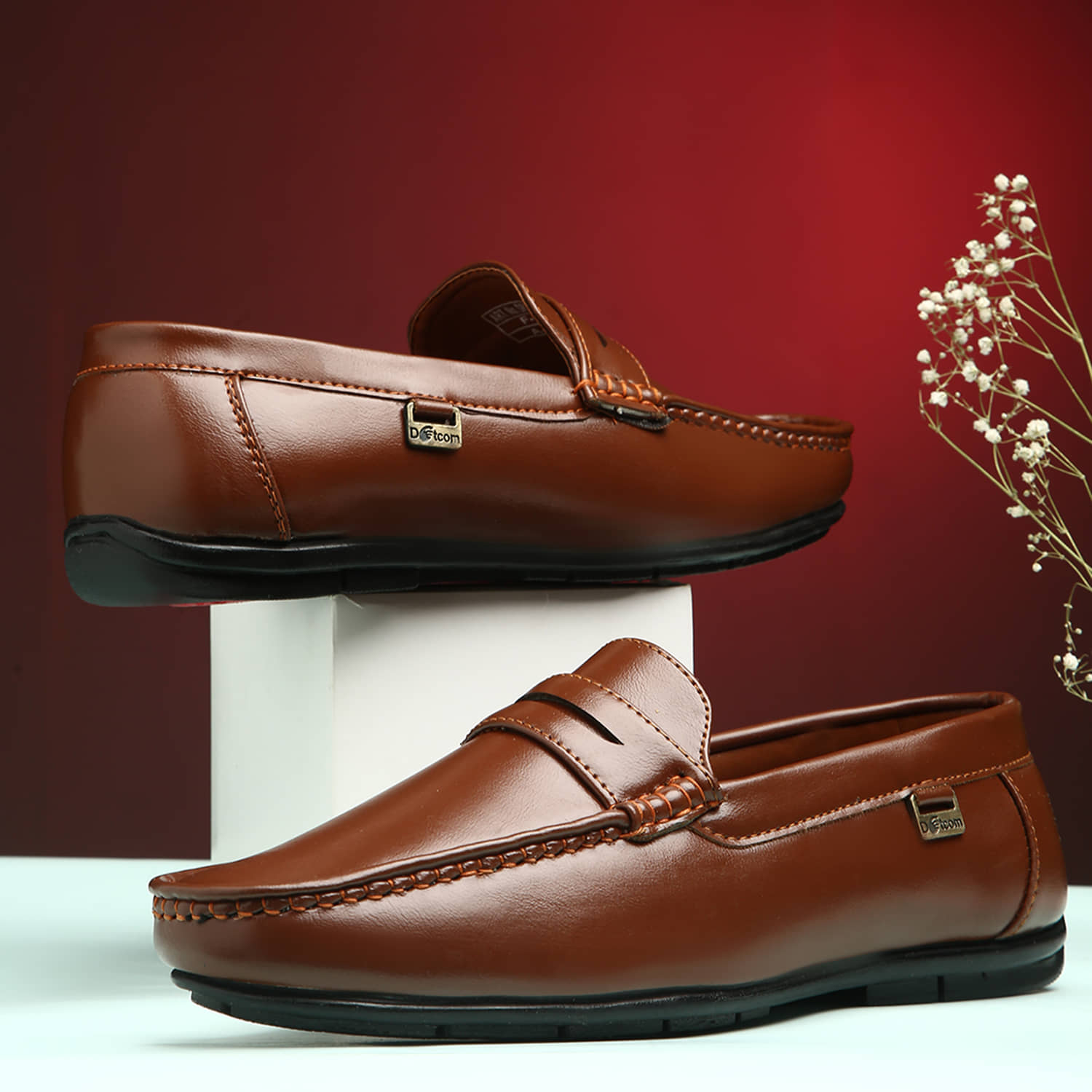 Action Tan Men's Penny - Formal Shoes | Buy online on ZillyBuy