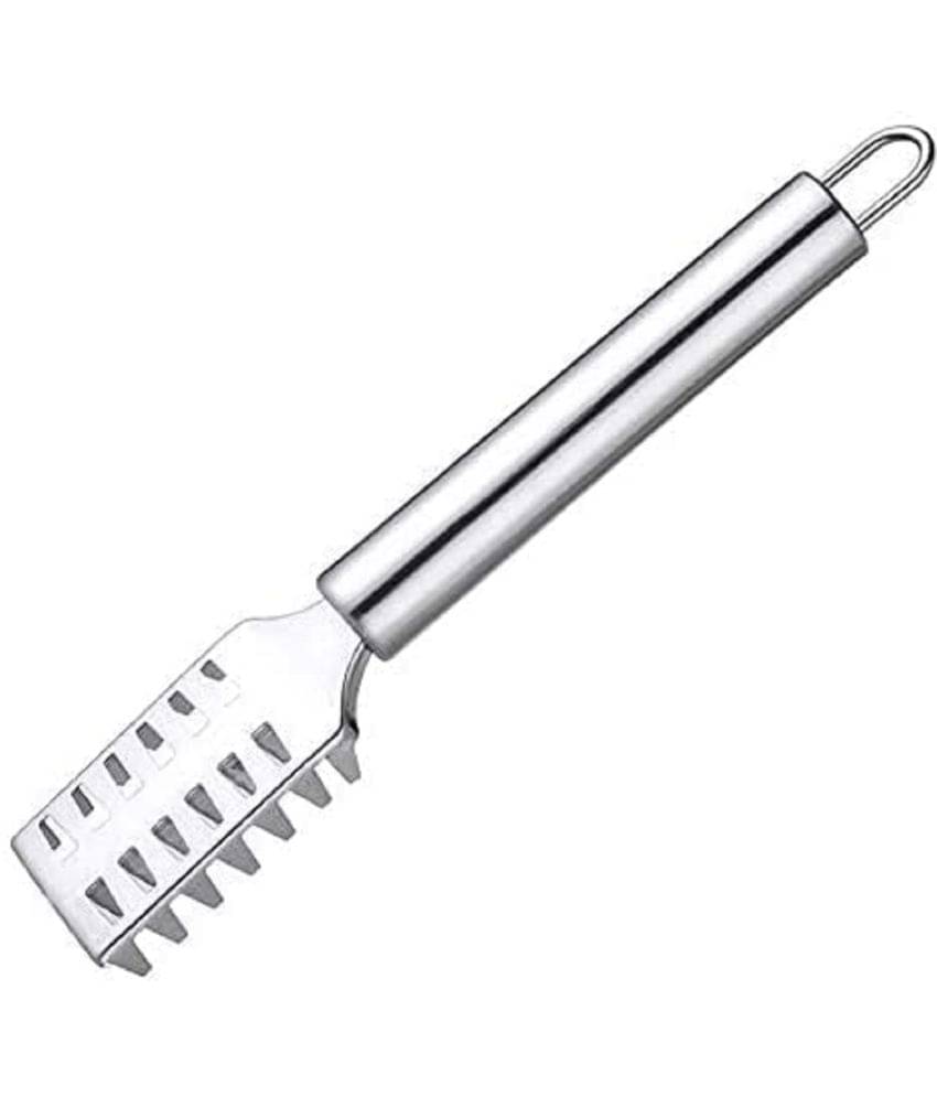 Anjal Trader Silver Stainless Steel Peeler Set ( Pack of 1 ) Anjal Trader Silver Stainless Steel Peeler Set ( Pack of 1 )