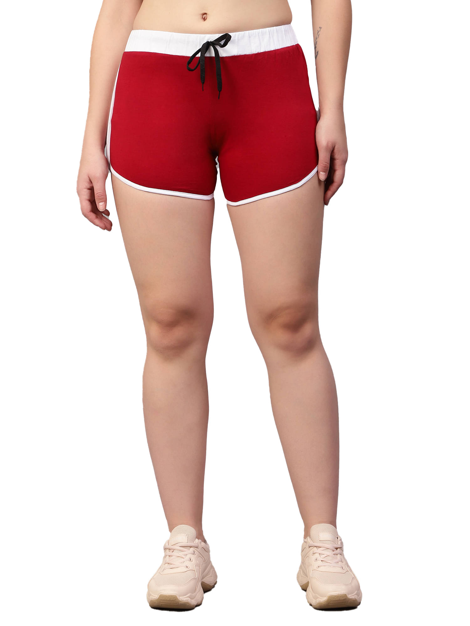    			Diaz Cotton Cut-Offs - Maroon Single