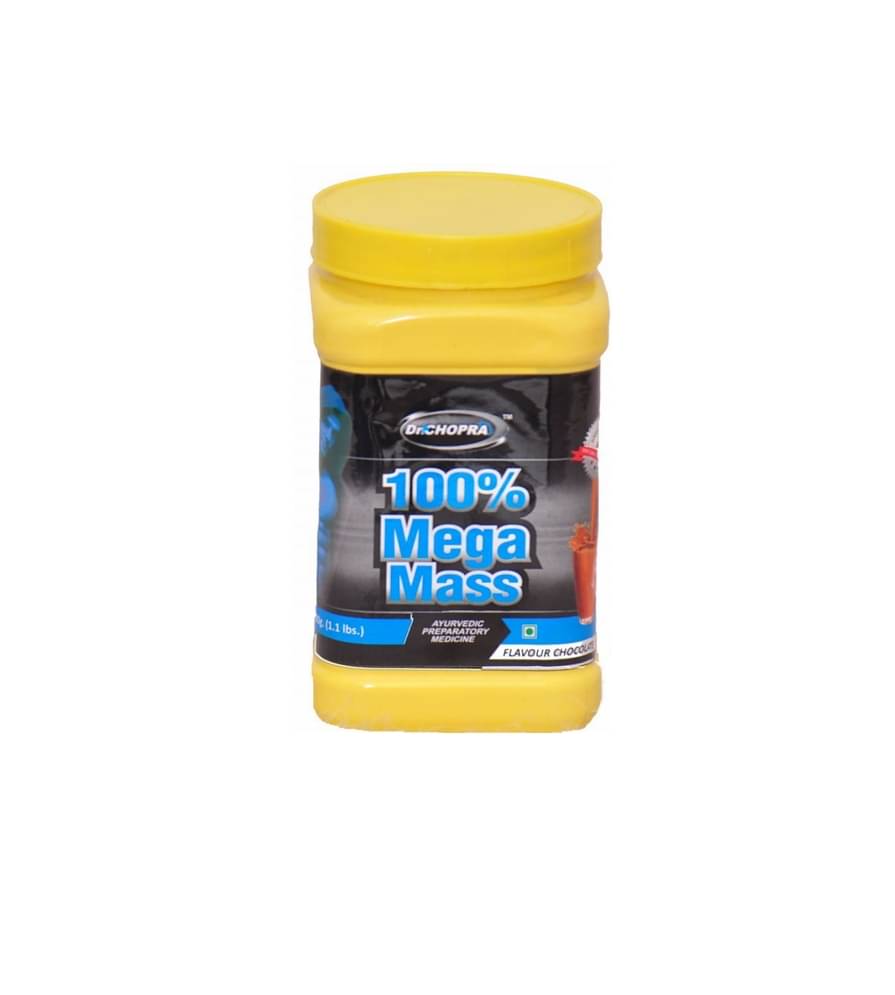 Dr. Chopra 100& Mega Mass Powder 500 gm Chocolate Single Pack Dr. Chopra 100& Mega Mass Powder 500 gm Chocolate Single Pack