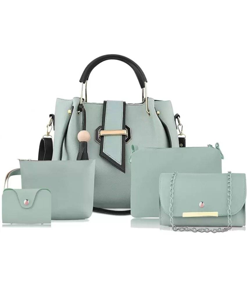     			Fargo Green Artificial Leather Handheld
