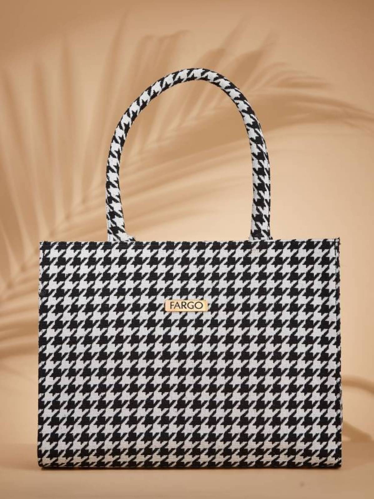     			Fargo White PU Shoulder Bag