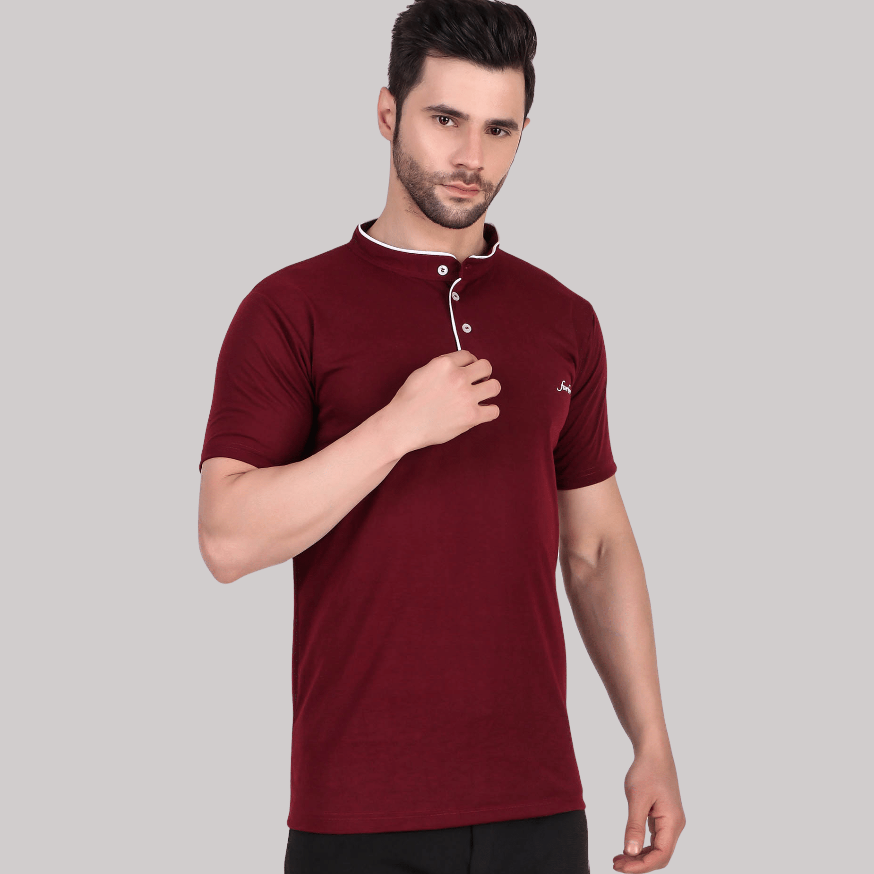 Forbro Maroon Cotton Regular Fit Men's Sports T-Shirt ( Pack of 1 ) Forbro Maroon Cotton Regular Fit Men's Sports T-Shirt ( Pack of 1 )
