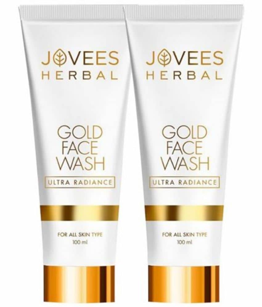 Jovees Herbal Gold Face Wash For Nourished Hydrated And Radiant Glow 100 ml (Pack of 2)
