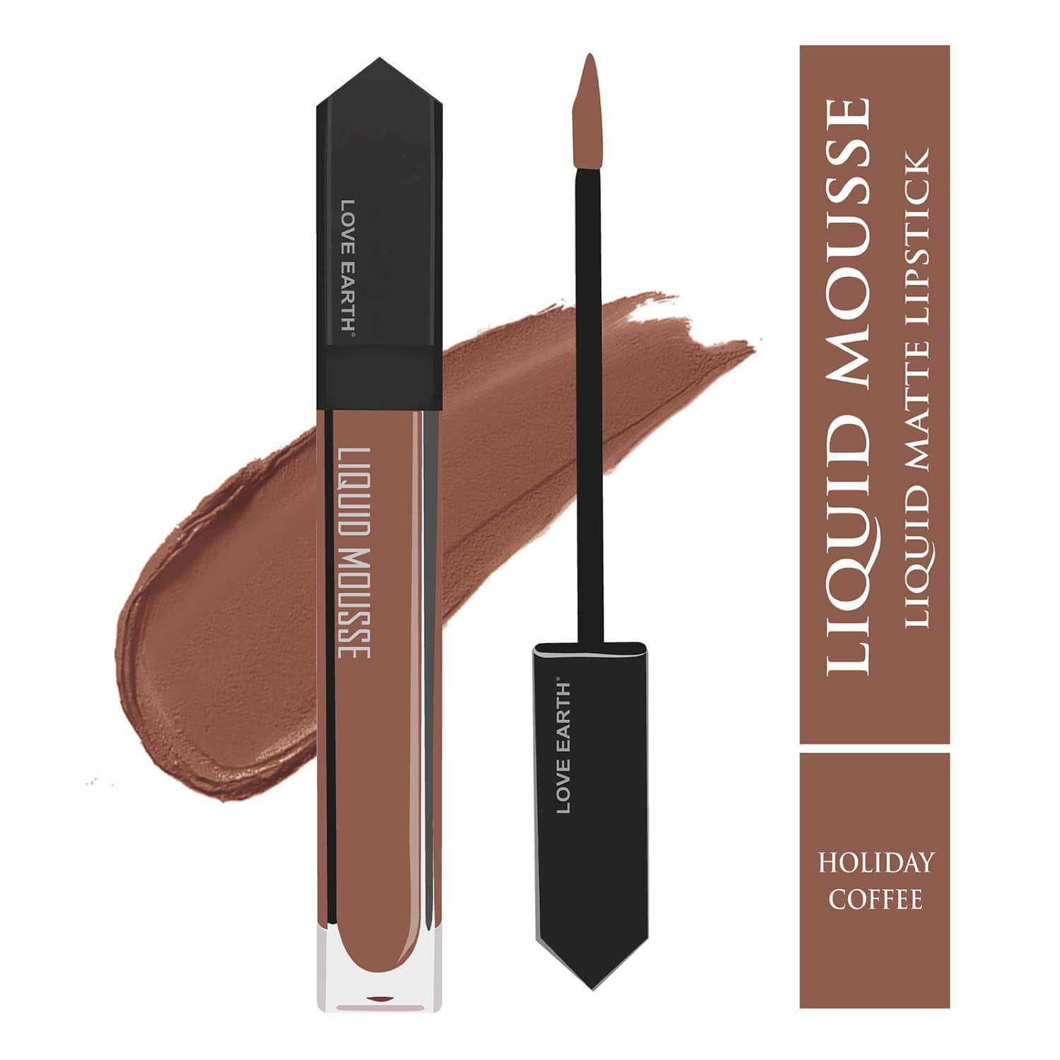 LOVE EARTH Coffee Matte Lipstick 6 ML