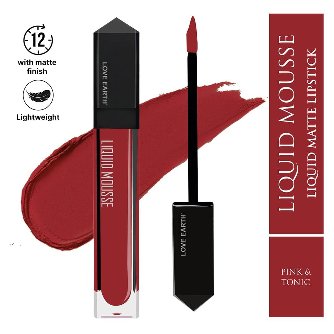 LOVE EARTH Hot Pink Matte Lipstick 6 ML