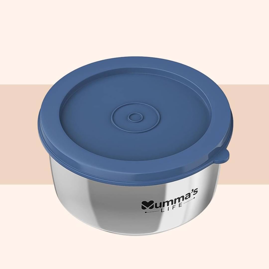     			Mumma's Life container Steel Silver Food Container ( Set of 1 )