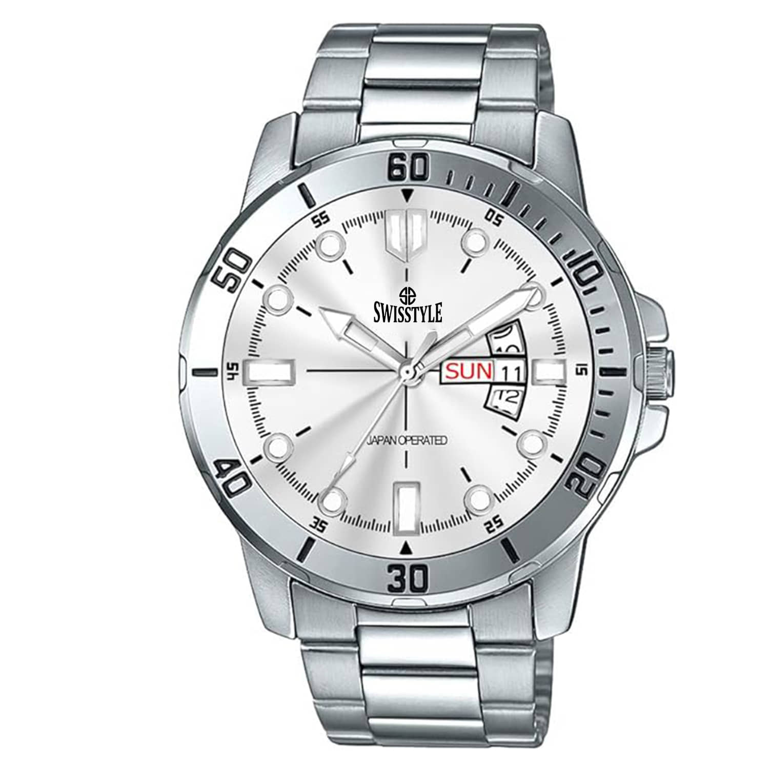 Swisstyle Silver Stainless Steel Analog Men's Watch