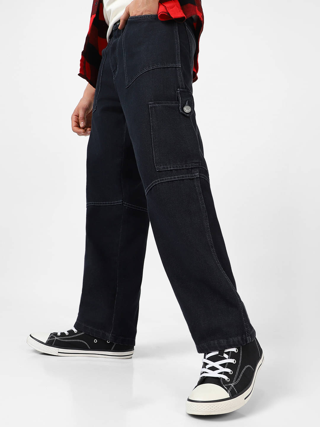     			Urbano Fashion Relaxed Washed Men's Jeans - Dark Grey ( Pack of 1 )
