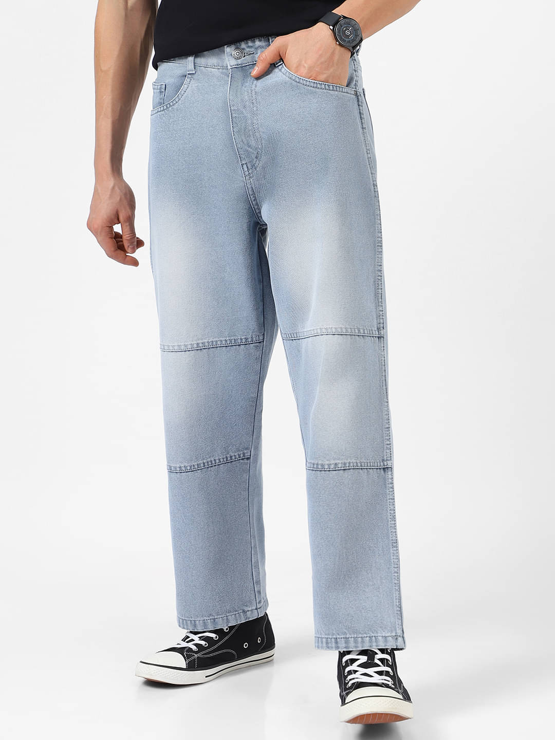 Urbano Fashion Relaxed Washed Men's Jeans - Light Grey ( Pack of 1 ) Urbano Fashion Relaxed Washed Men's Jeans - Light Grey ( Pack of 1 )