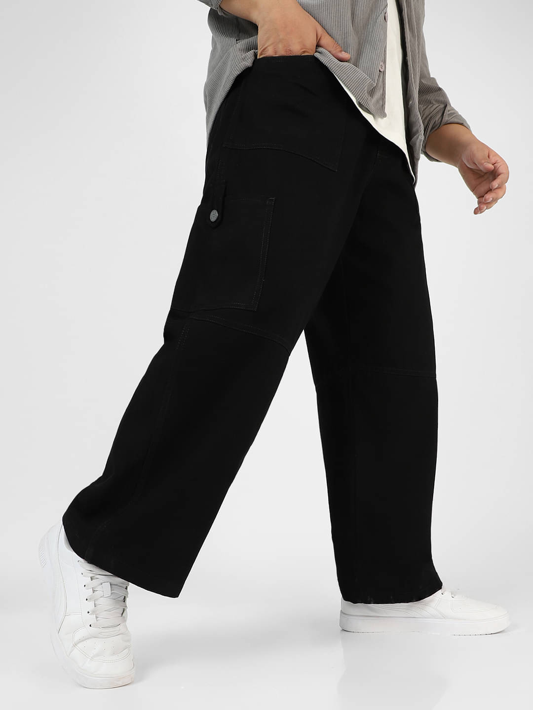 Urbano Plus Relaxed Basic Men's Jeans - Black ( Pack of 1 ) Urbano Plus Relaxed Basic Men's Jeans - Black ( Pack of 1 )