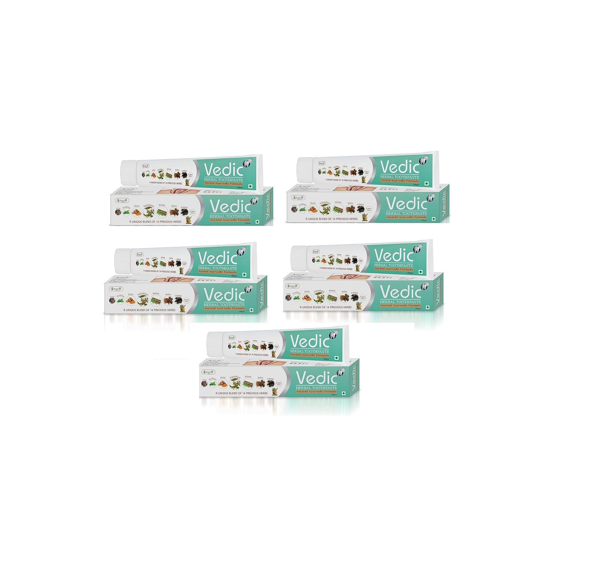 Vringra Cavity Protection Toothpaste Pack of 5 Vringra Cavity Protection Toothpaste Pack of 5