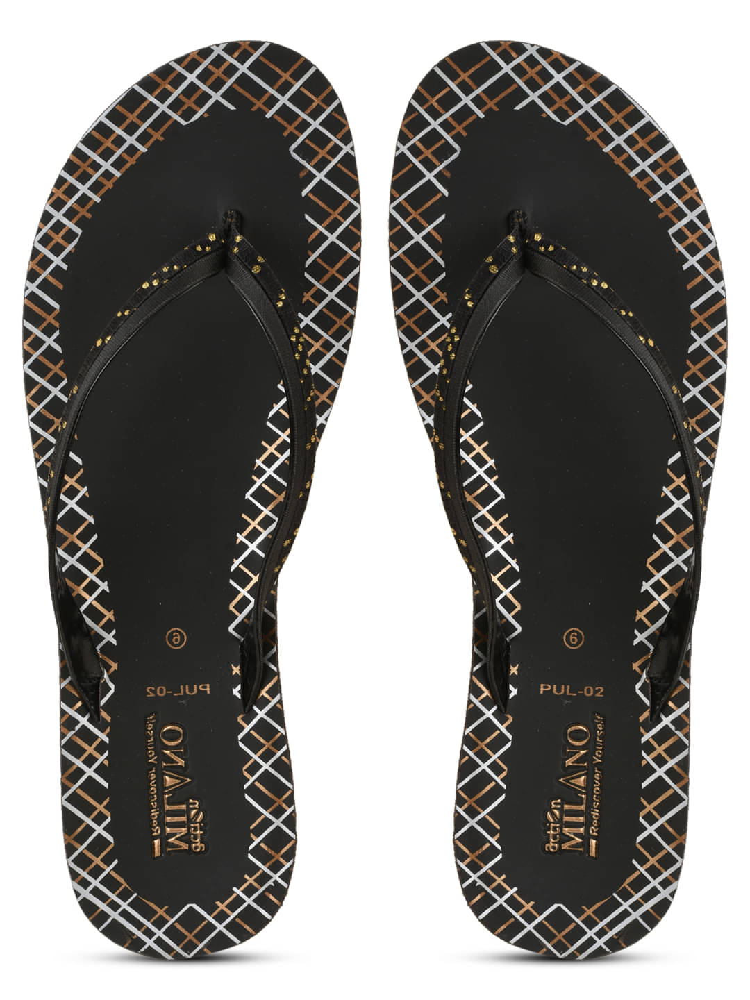     			Action Black Women's Slipper