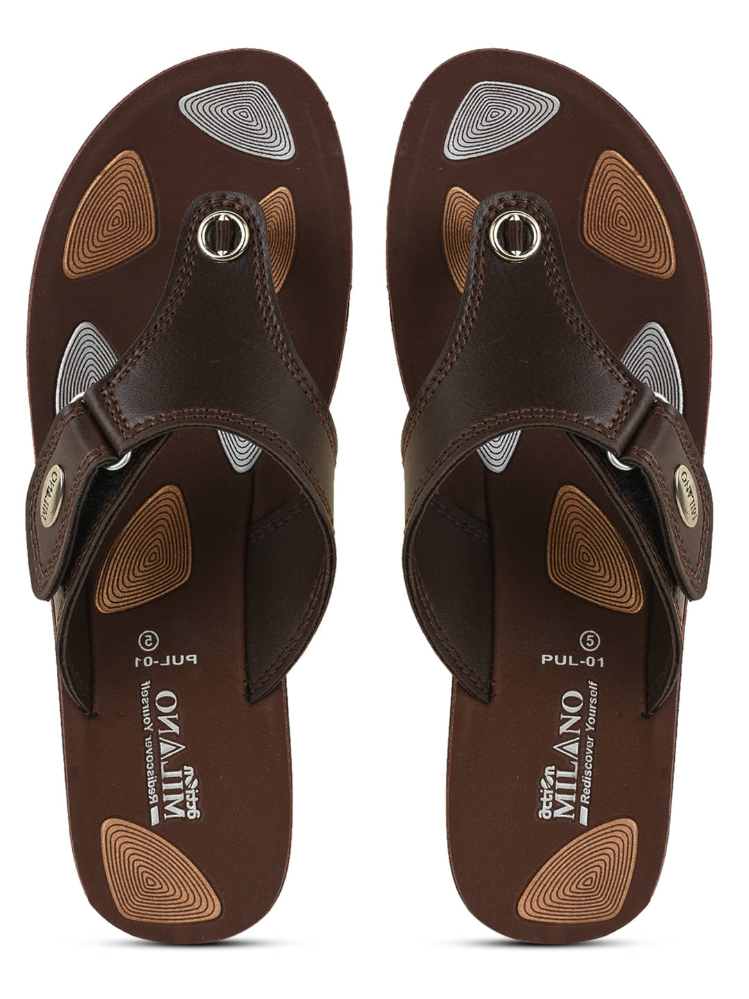    			Action Brown Women's Slipper