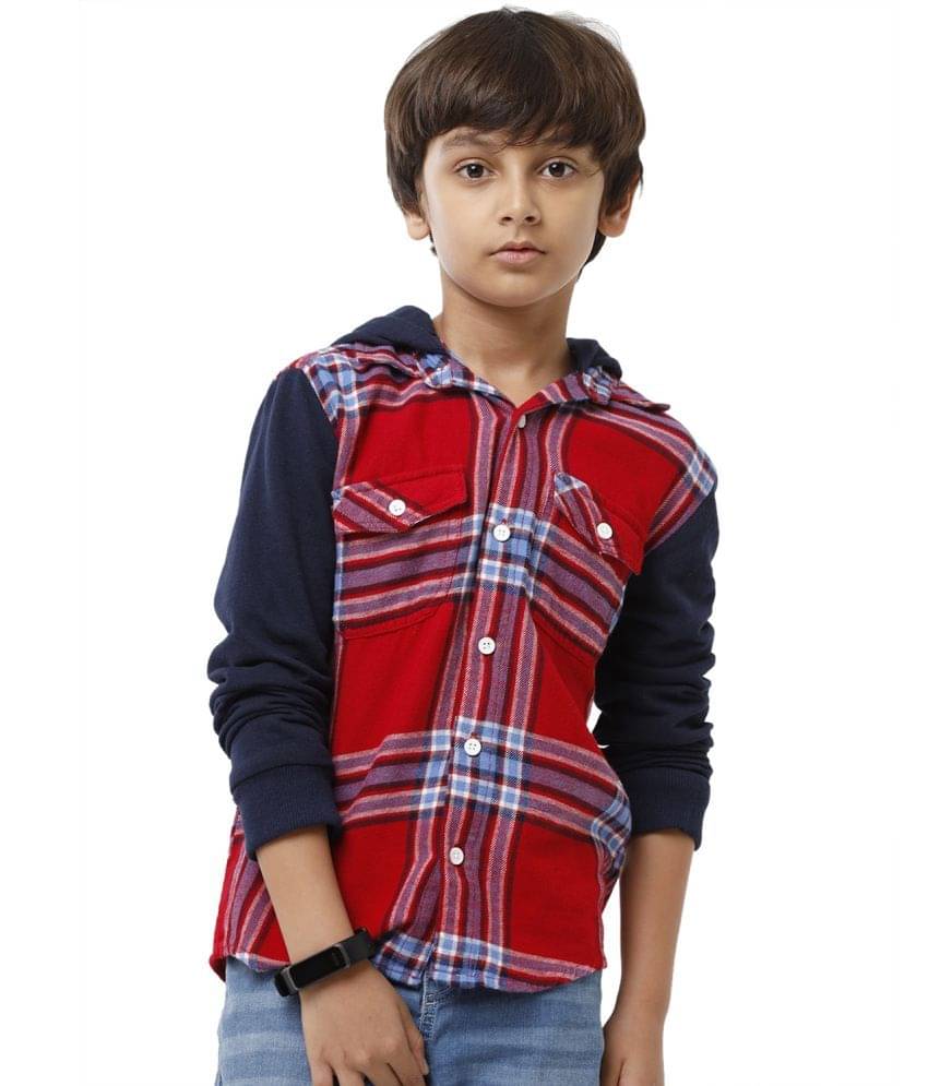 Under Fourteen Only Pack of 1 Boys 100% Cotton Half Sleeves Shirt ( Red ) Under Fourteen Only Pack of 1 Boys 100% Cotton Half Sleeves Shirt ( Red )