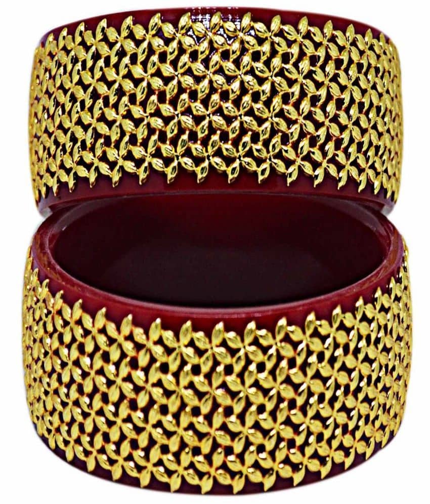 Bovzen Red Bangle ( Pack of 2 ) - Bangles & Bracelets | Buy online on ZillyBuy