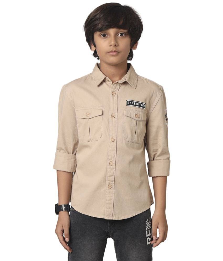 Under Fourteen Only Pack of 1 Boys 100% Cotton Full Sleeves Shirt ( Gray ) Under Fourteen Only Pack of 1 Boys 100% Cotton Full Sleeves Shirt ( Gray )
