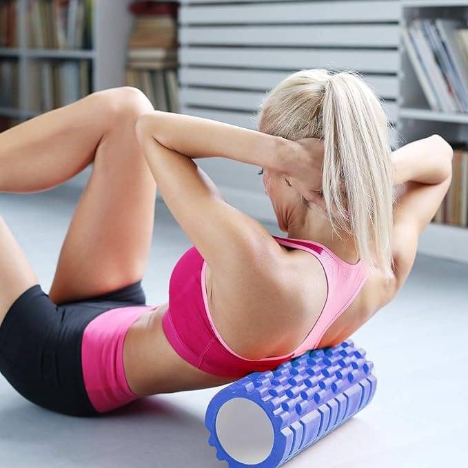 Foam Roller for Back Pain, Deep Tissue Massage and Body Pain High Density Foam Roller for Exercise in Gym, Home Back Roller for Muscle Recovery Massage Roll, Pack of 1 Foam Roller for Back Pain, Deep Tissue Massage and Body Pain High Density Foam Roller for Exercise in Gym, Home Back Roller for Muscle Recovery Massage Roll, Pack of 1