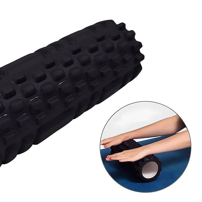 Foam Roller for Exercise, Back Pain, Deep Tissue Massage, and Physiotherapy, Pack of 1 Foam Roller for Exercise, Back Pain, Deep Tissue Massage, and Physiotherapy, Pack of 1