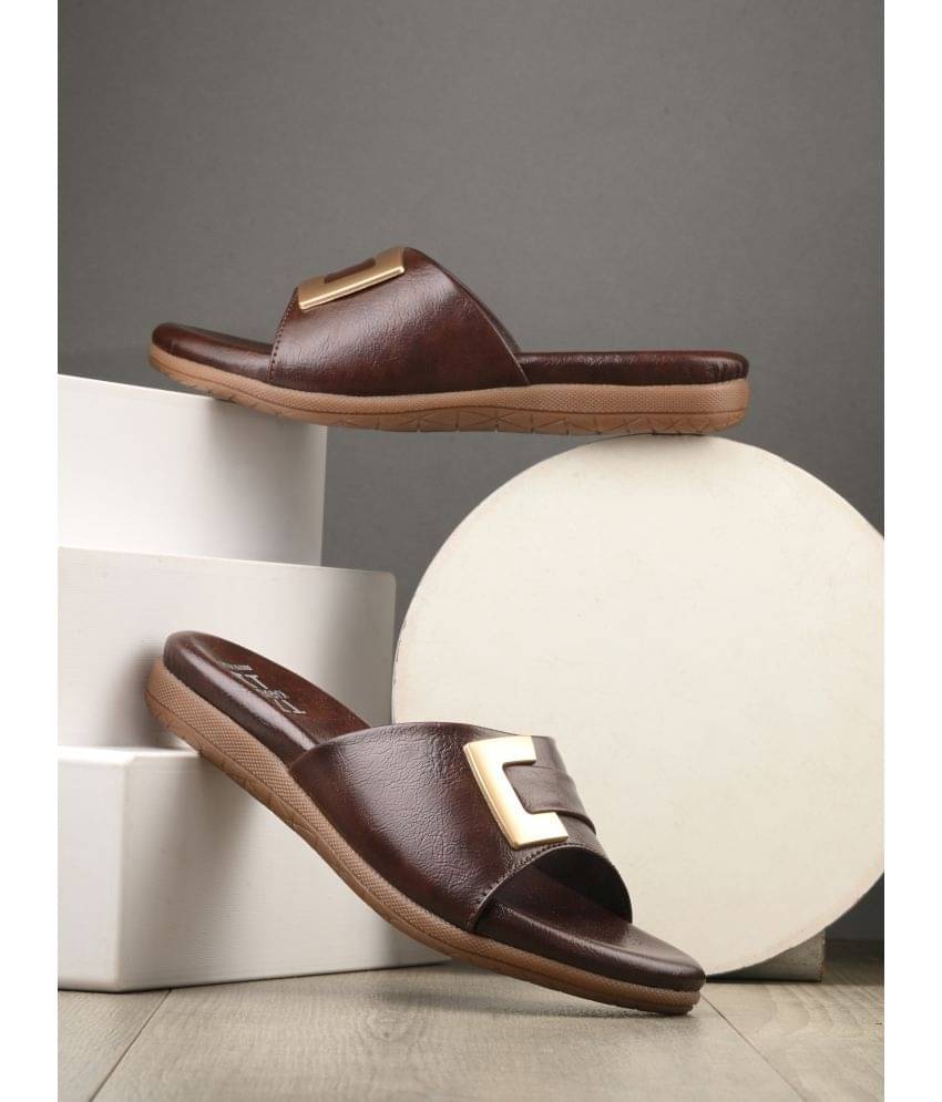 KARADDI Brown Women's Flats     			KARADDI Brown Women's Flats