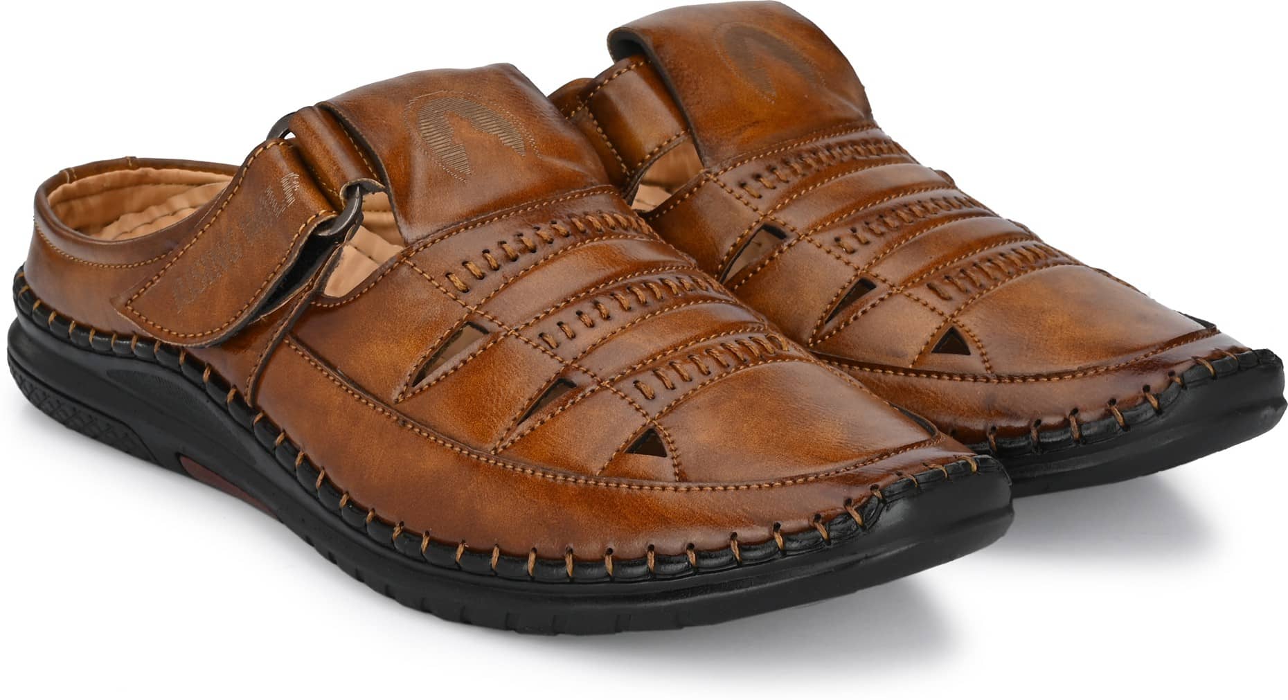 Rising Wolf - Tan Men's Sandals