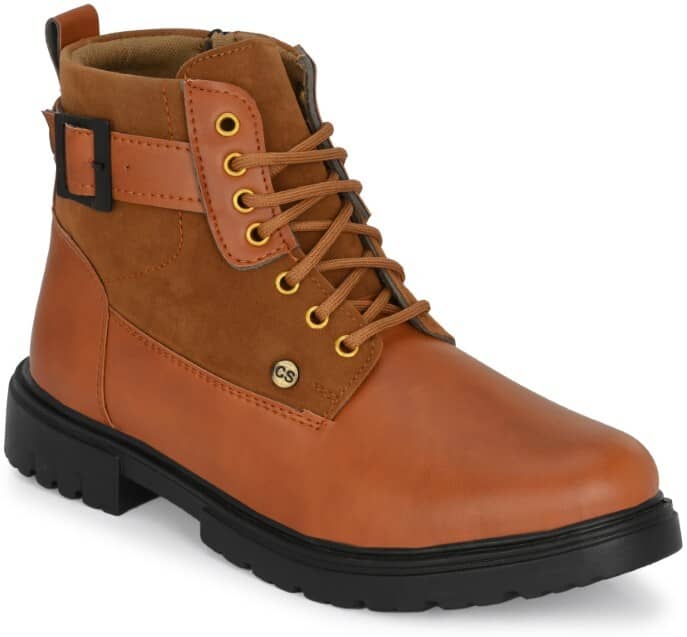 Rising Wolf Tan Men's Casual Boots