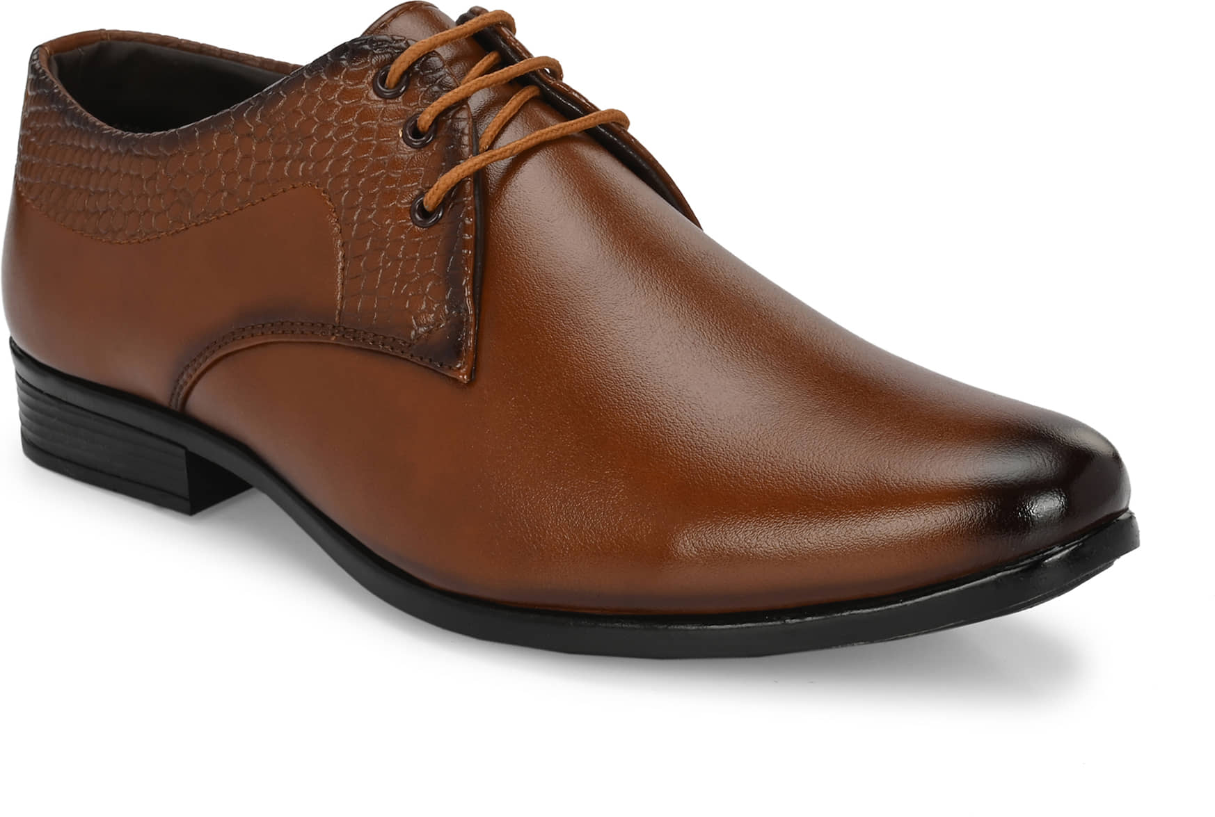 Rising Wolf Tan Men's Derby Formal Shoes - Formal Shoes | Buy online on ZillyBuy