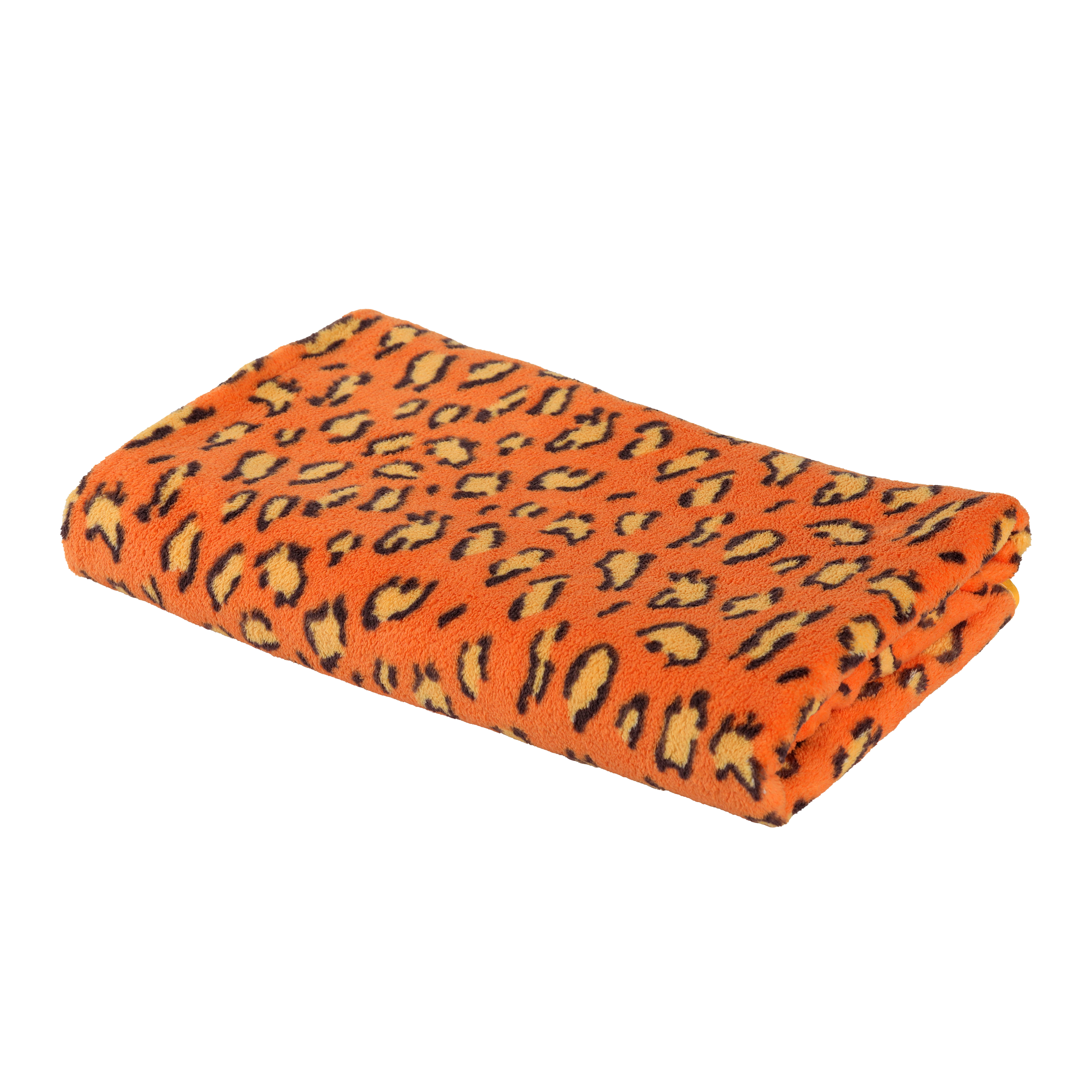     			Satisfyn Microfibre Animal 400 -GSM Bath Towel ( Pack of 1 ) - Orange