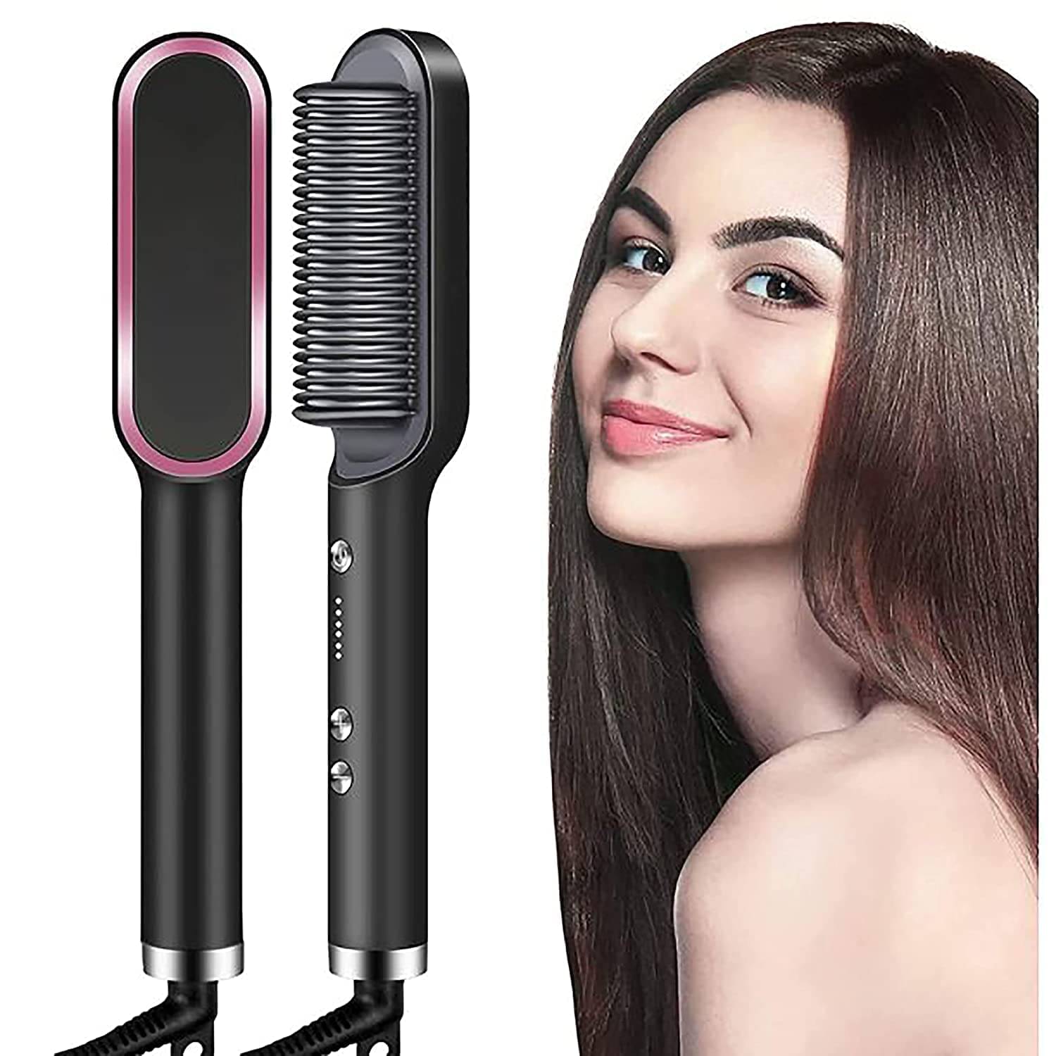     			Shopeleven Hair Straightener Black Hair Straightener