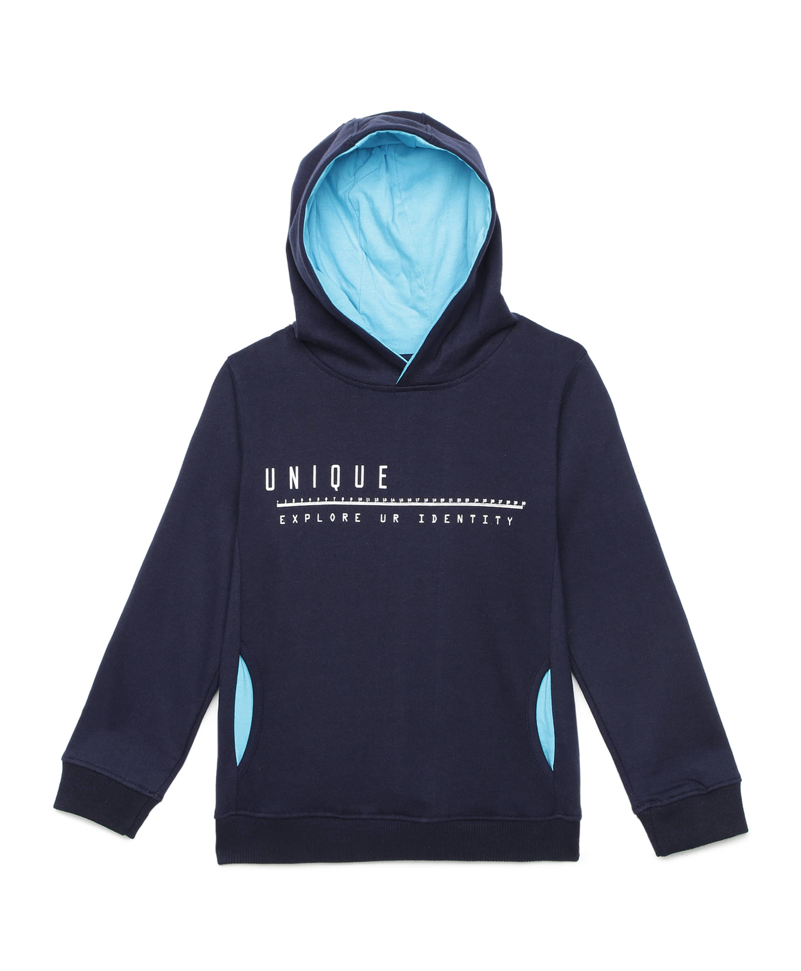     			Under Fourteen Only Pack of 1 Boys Cotton Sweatshirt ( Navy )