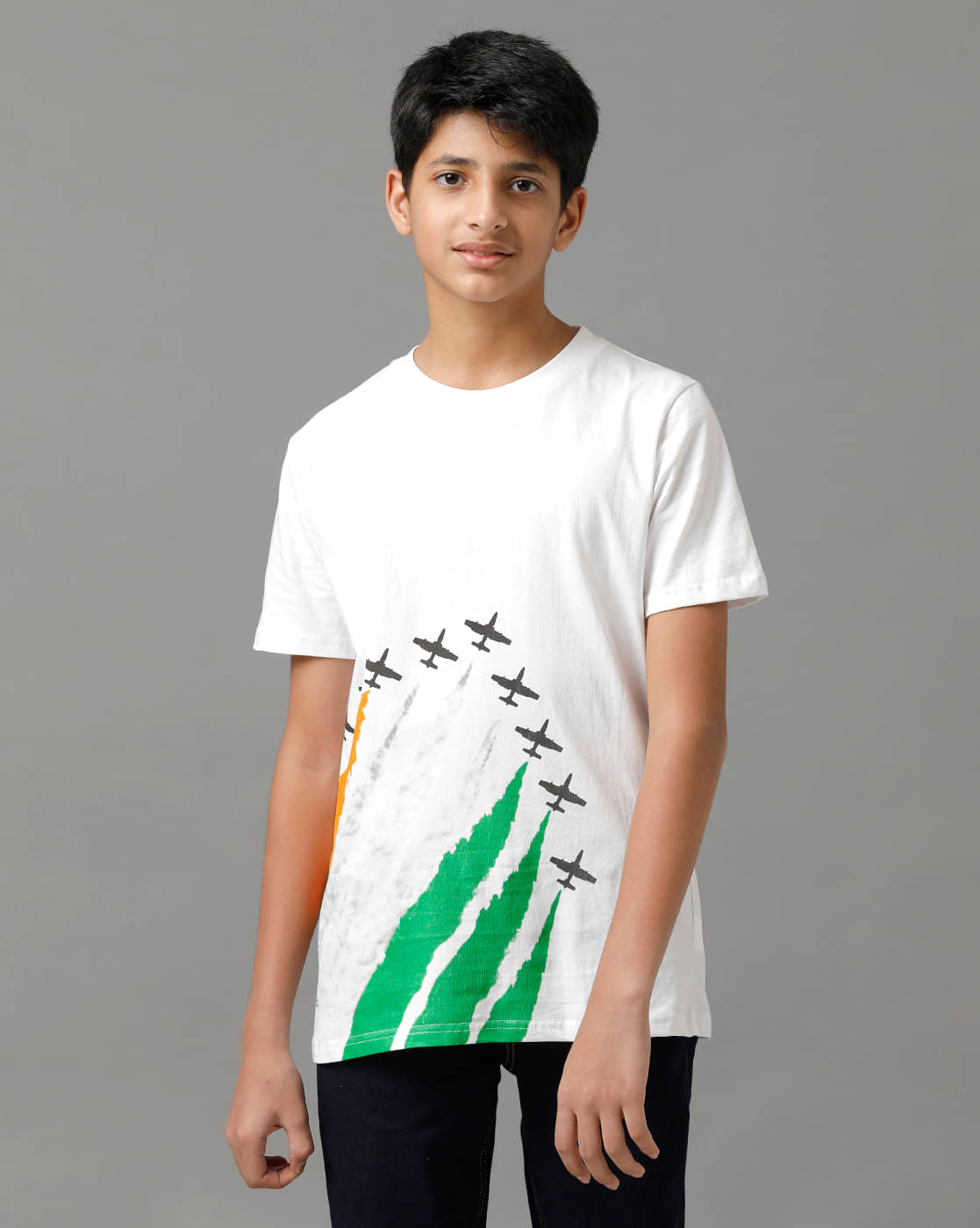 Under Fourteen Only Pack of 3 Boys Cotton Blend T-Shirt ( White )     			Under Fourteen Only Pack of 3 Boys Cotton Blend T-Shirt ( White )